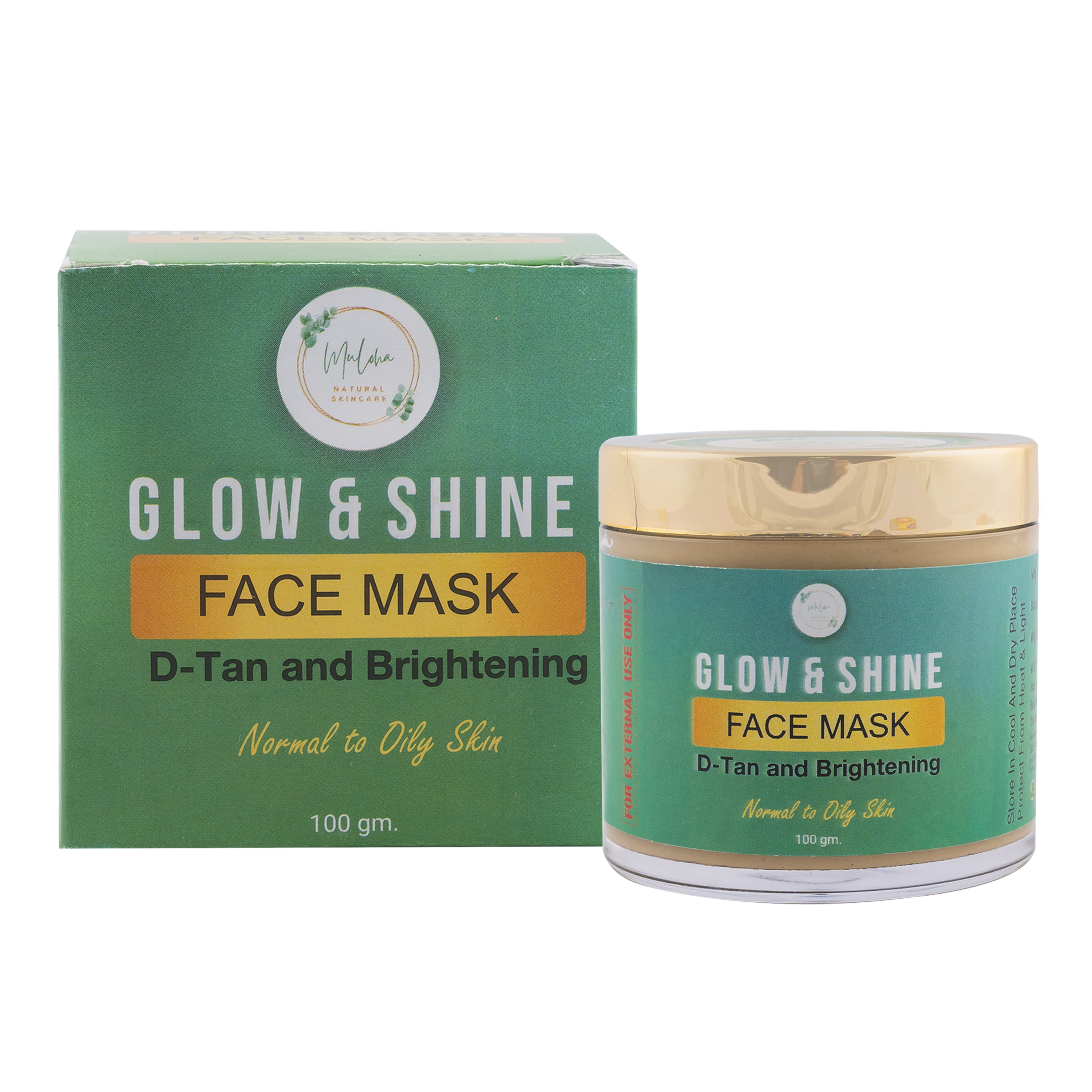 Muloha Combo Of Glow And Shine Face Mask And Face Scrub