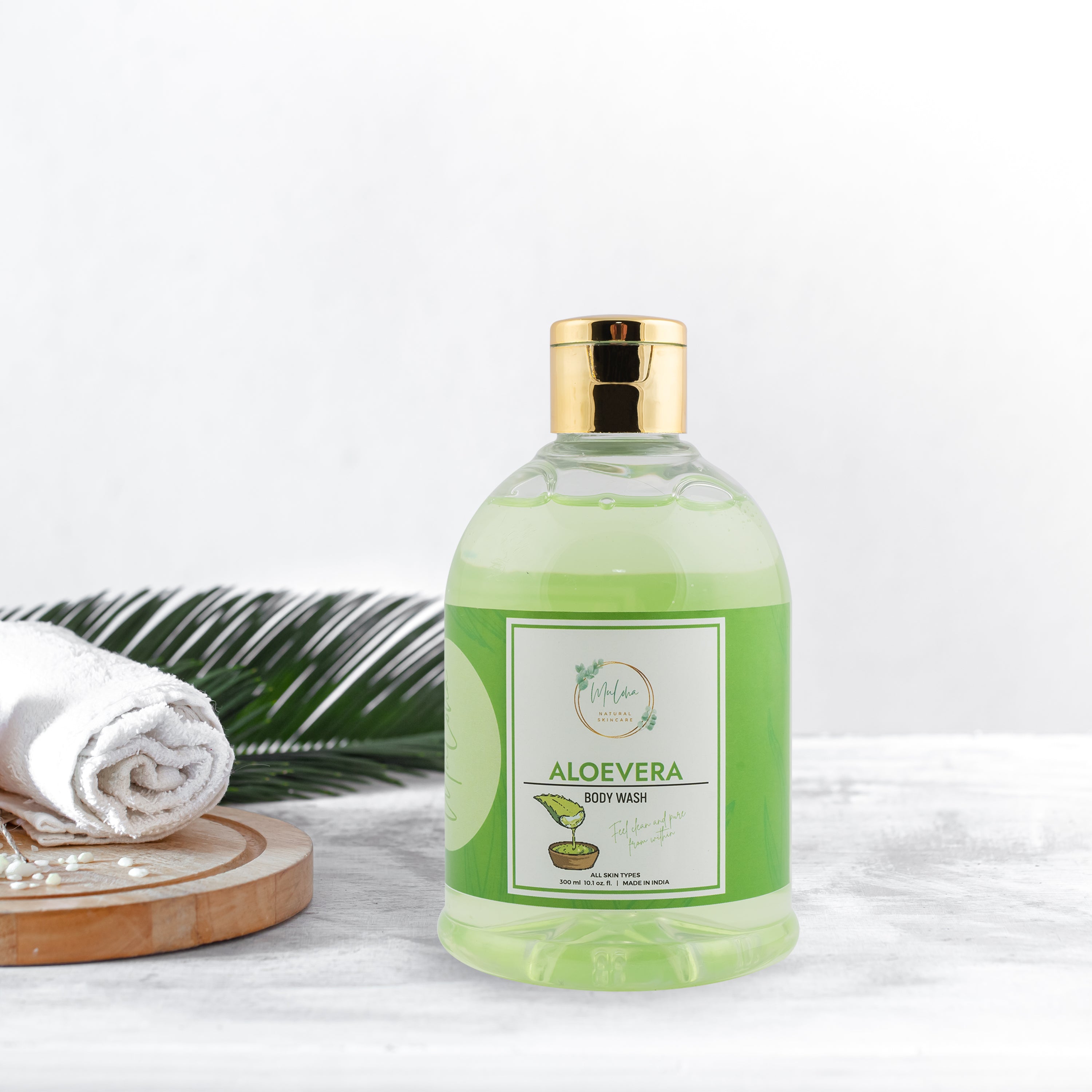 Muloha Aloevera Bodywash & Aloevera Soap Combo