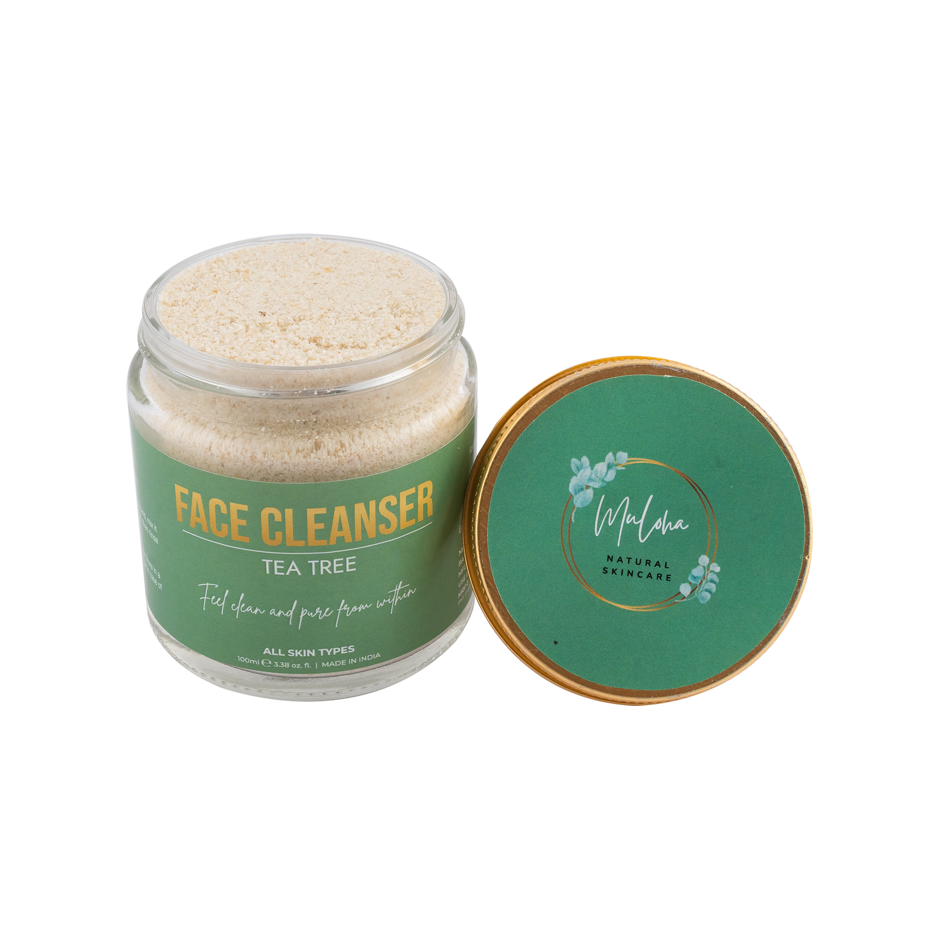 Muloha Tea tree and coffee face cleanser combo