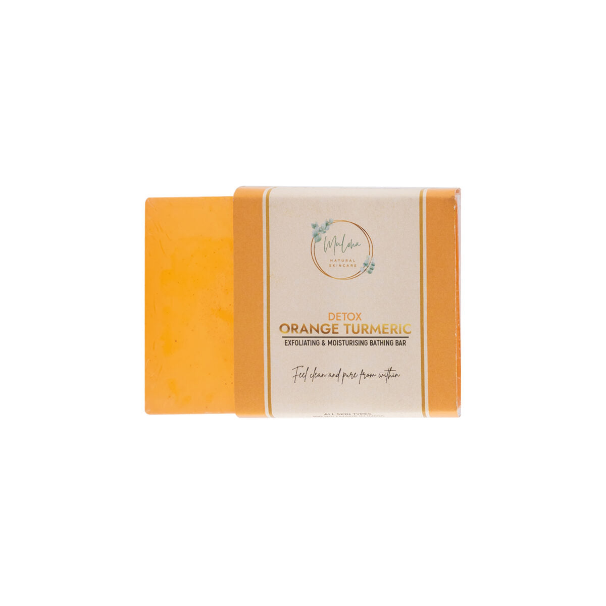 Muloha Orange tumeric soap