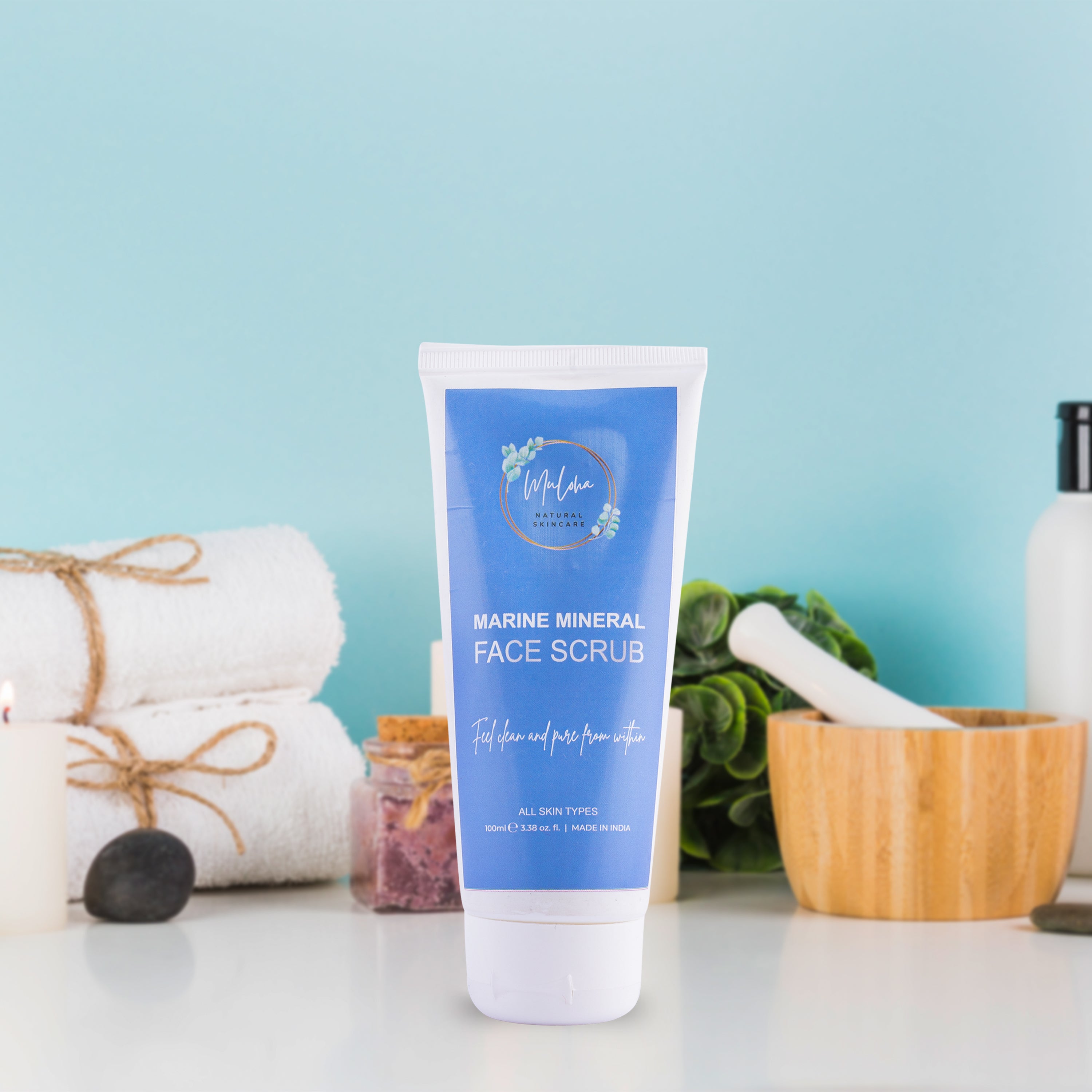 Muloha Marine mineral face scrub