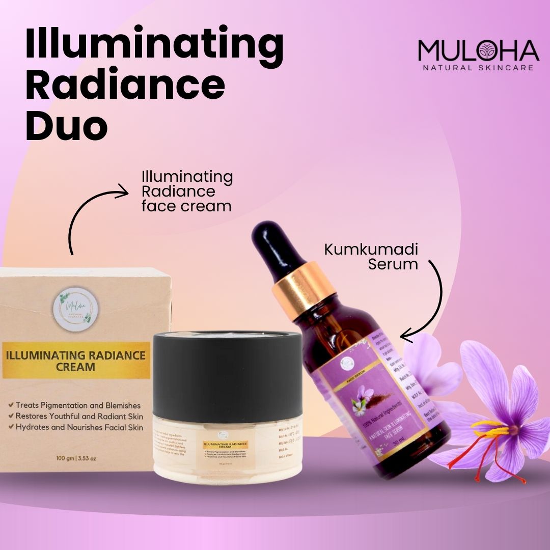 Ultra glow combo day & night Kumkumadi Serum and Radiance Cream