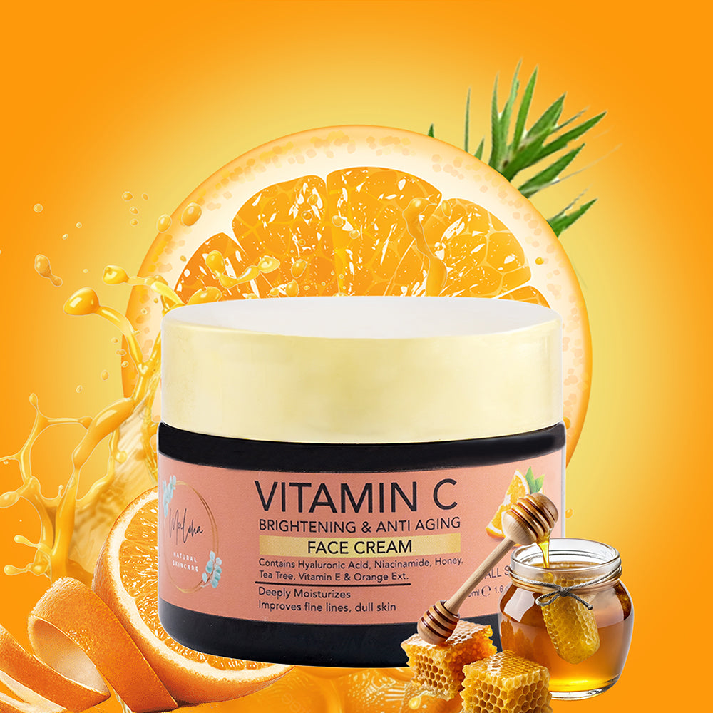 Vitamin C Body Lotion | Vitamin C Cream | Haldi ubtan Facewash Combo for Nourished & Hydrated Skin